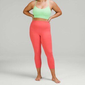Lululemon Align High-Rise Pant 25" Size 8 Yoga Leggings Pale Raspberry